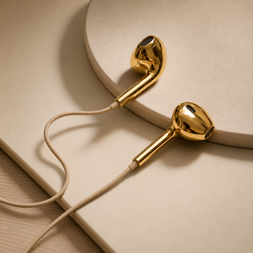 Gold Wired Earphone