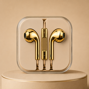 Gold Wired Earphone